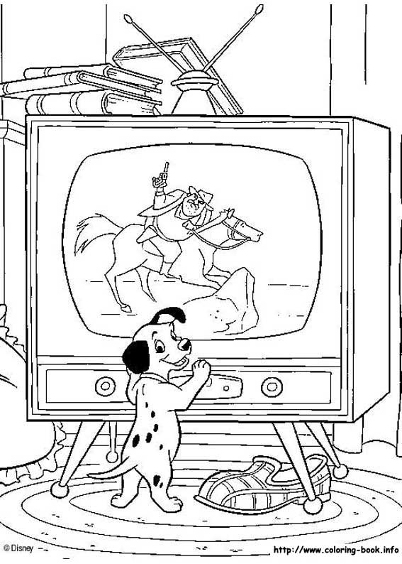 101 Dalmatians coloring picture